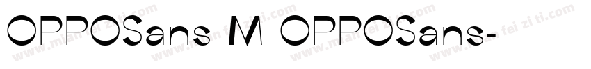 OPPOSans M OPPOSans字体转换
